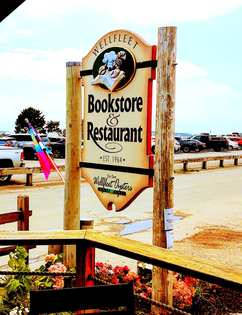 The sign for the Bookstore Restaurant
