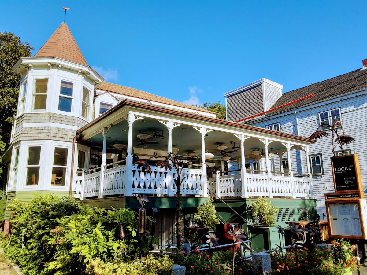A victorian inn in Provincetown is shown 